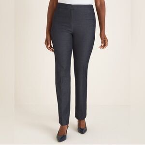 NWT Chico's Secret Stretch Straight Leg Pant Trousers Garfield Grey Sz 0.5R / 6